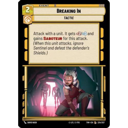 Breaking In (224/257) Foil - Single