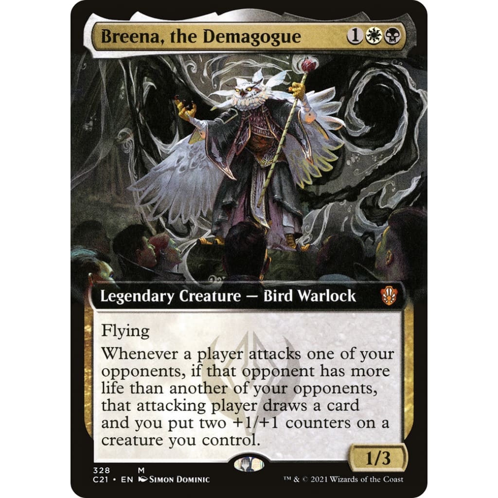 Breena the Demagogue (C21-328): (Extended Art) - Single
