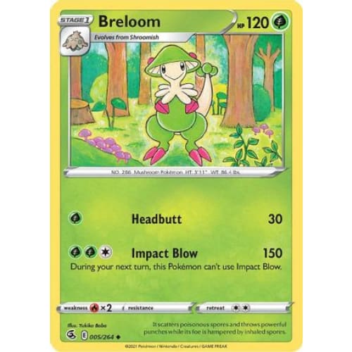 Breloom (005/264) Uncommon Reverse Holofoil - Single