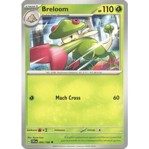 Breloom (4) Reverse Holofoil Uncommon - Single