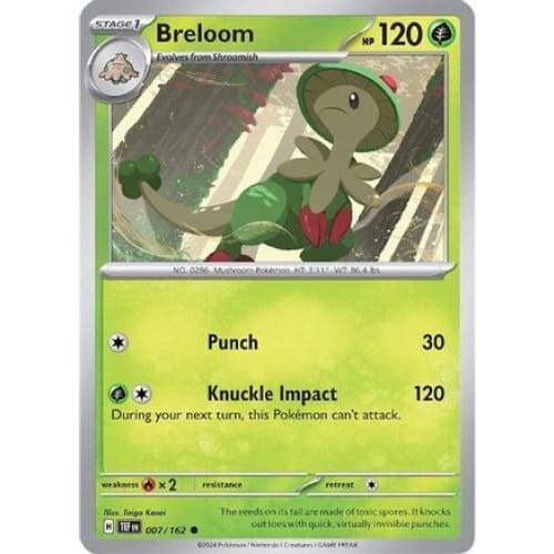 Breloom (7) Common Reverse Holofoil - Single