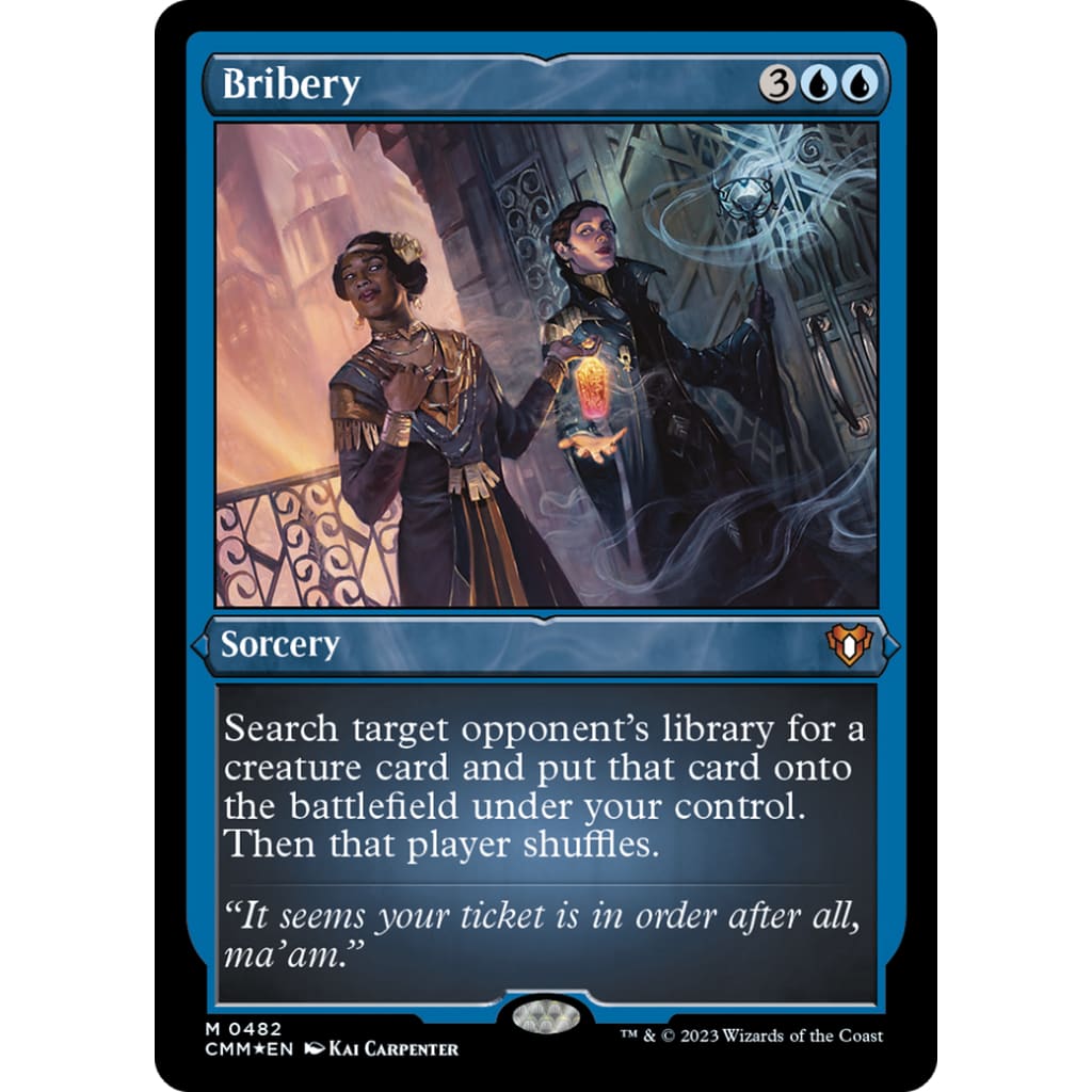 Bribery (CMM-482) Etched Foil - Single