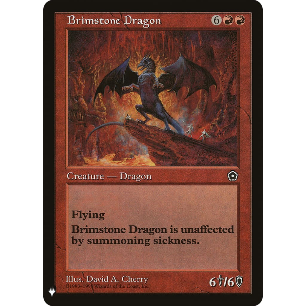 Brimstone Dragon (PLST-P02-92) - Single