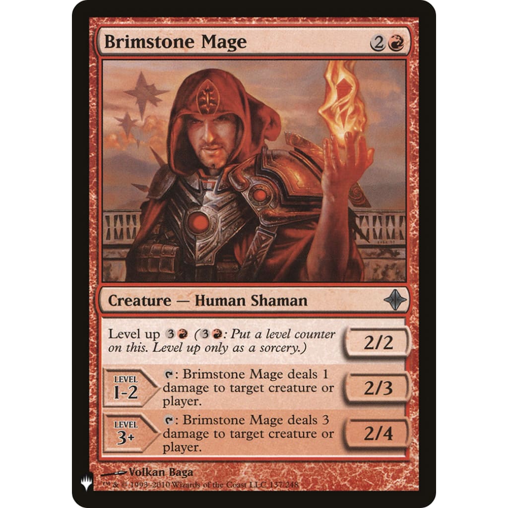 Brimstone Mage (PLST-ROE-137) - Single