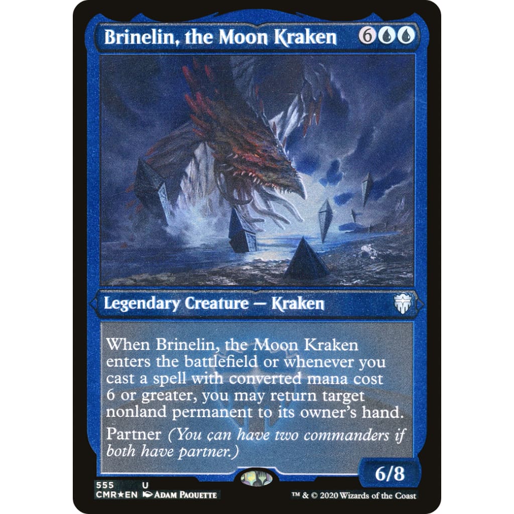Brinelin the Moon Kraken (CMR-555) Etched Foil - Single