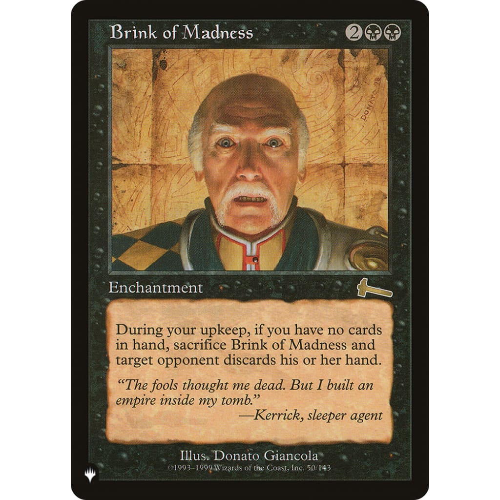Brink of Madness (PLST-ULG-50) - Single
