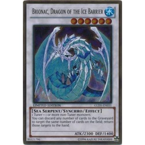 Brionac Dragon of the Ice Barrier (GLD5-EN031) Gold Rare