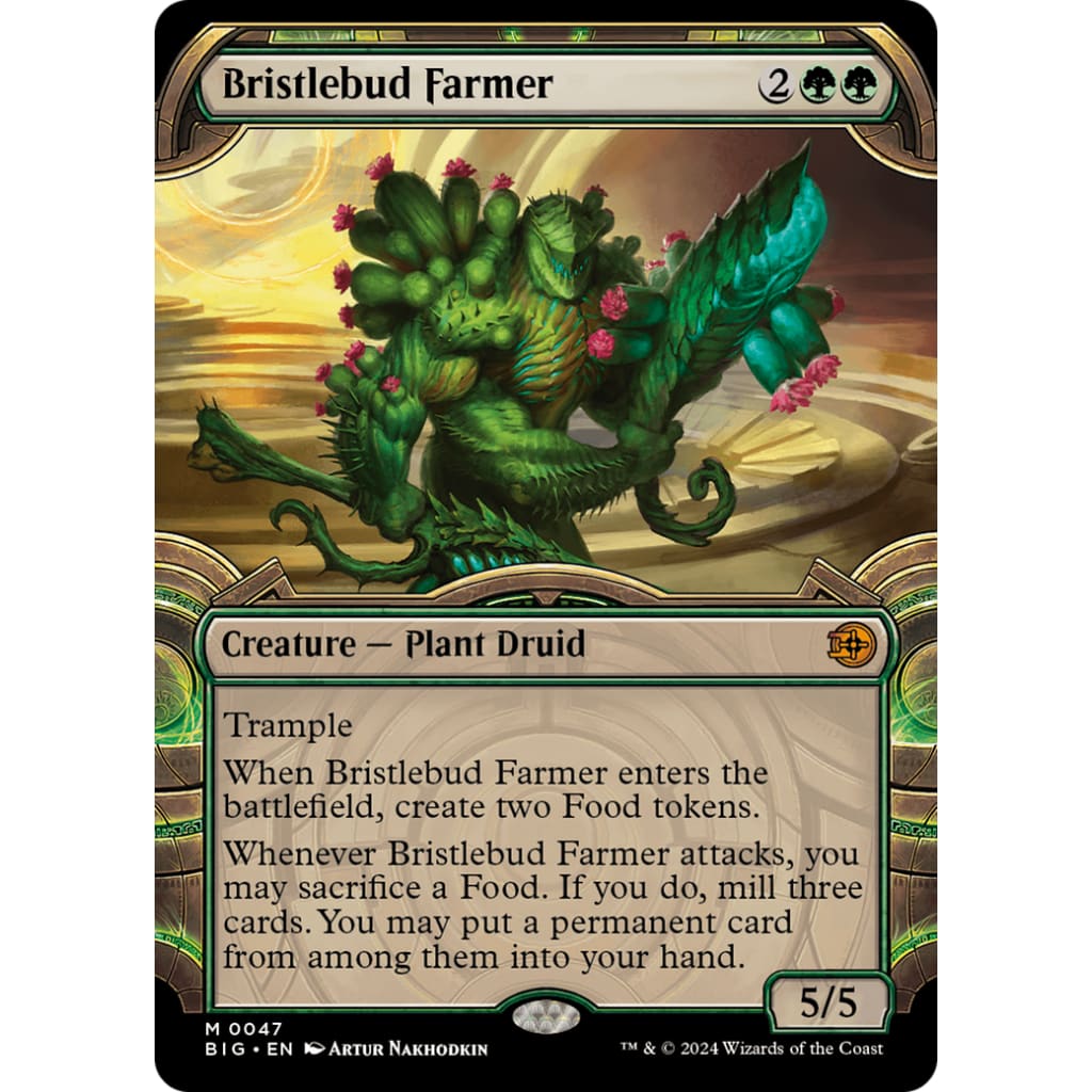 Bristlebud Farmer (BIG-047): (Showcase) (Borderless)