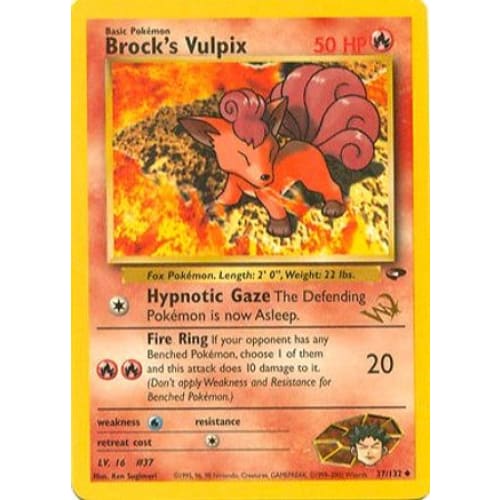 Brock’s Vulpix [W Stamped Promo] (37) Promo - Single