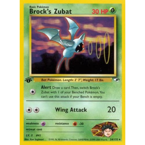 Brock’s Zubat (024/132) Rare Classic Unlimited - Single