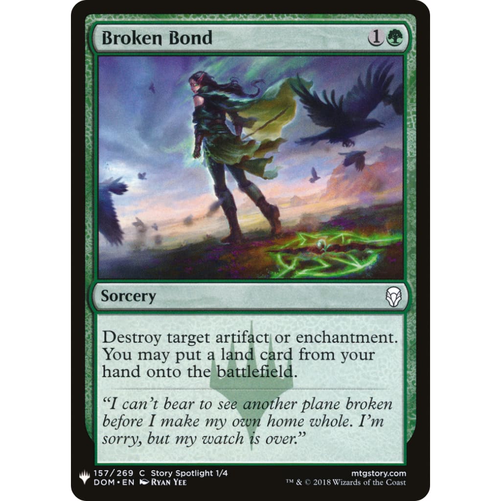 Broken Bond (PLST-DOM-157) - Single