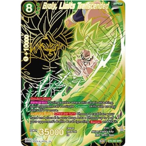 Broly Limits Transcended (SPR) (Destroyer Kings) - Single