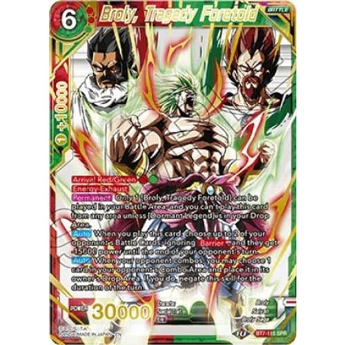 Broly Tragedy Foretold (SPR) (Assault of the Saiyans)