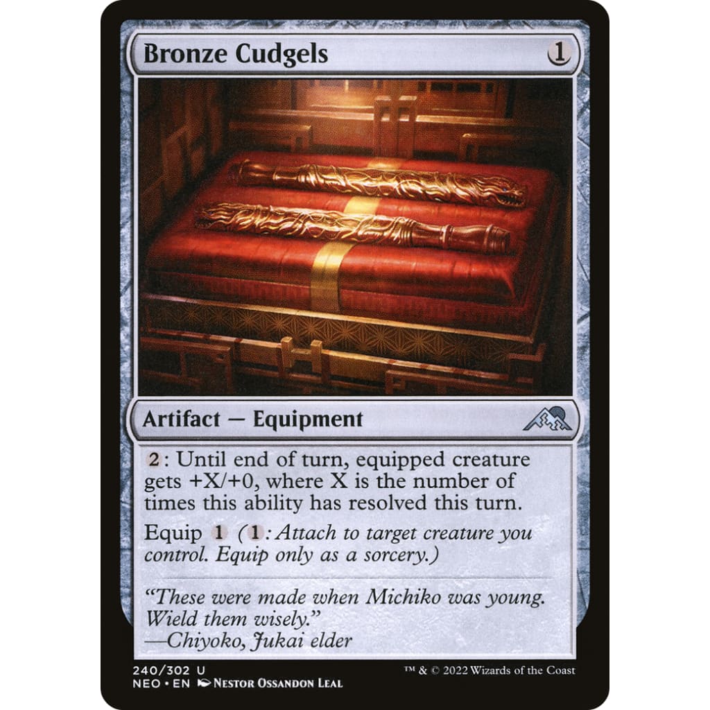 Bronze Cudgels (NEO-240) Foil - Single