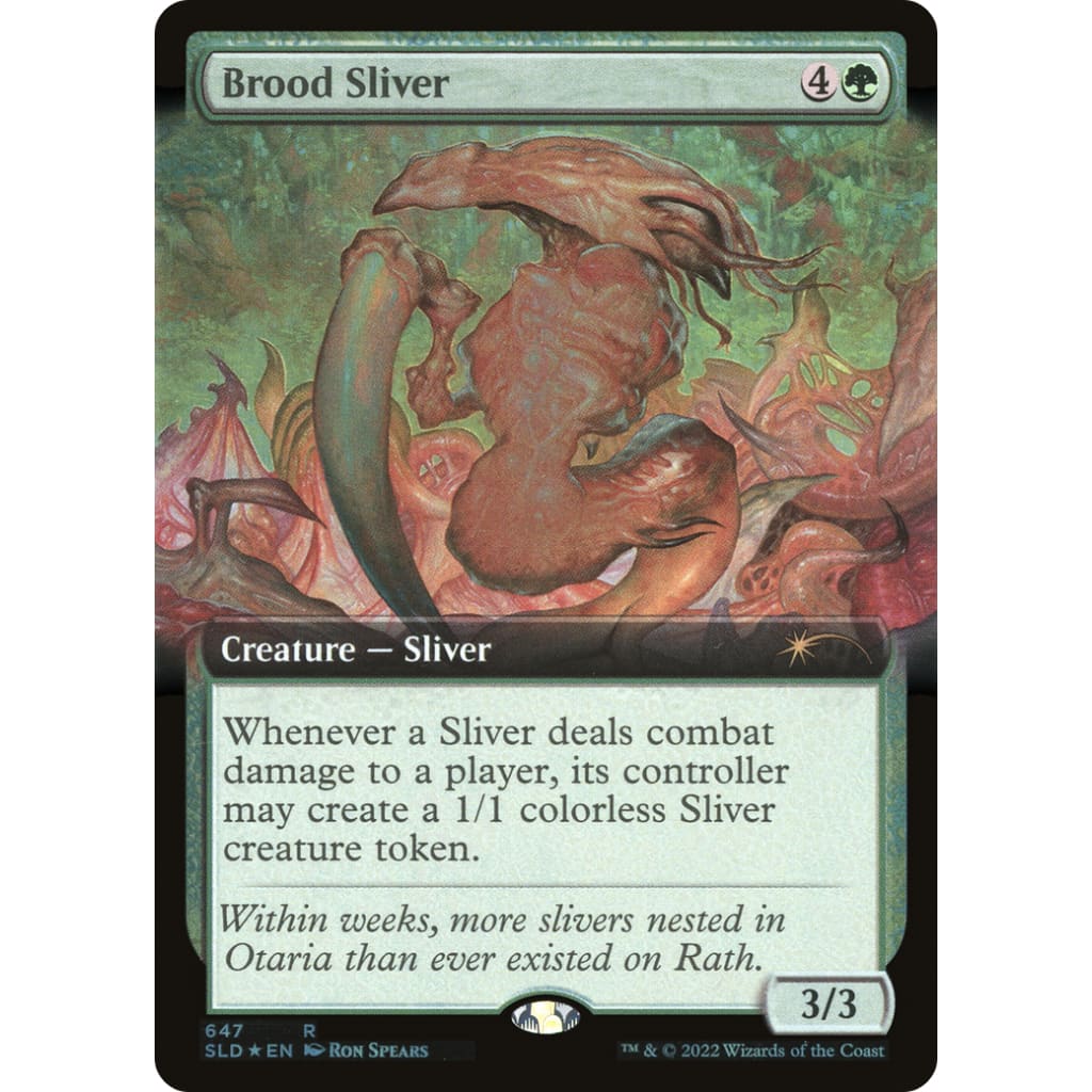Brood Sliver (SLD-647): (Extended Art) Foil - Single