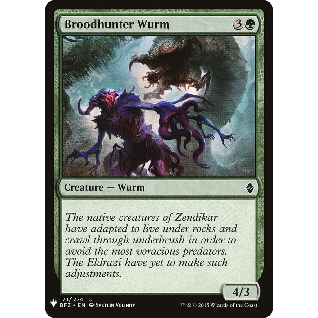 Broodhunter Wurm (PLST-BFZ-171) - Single