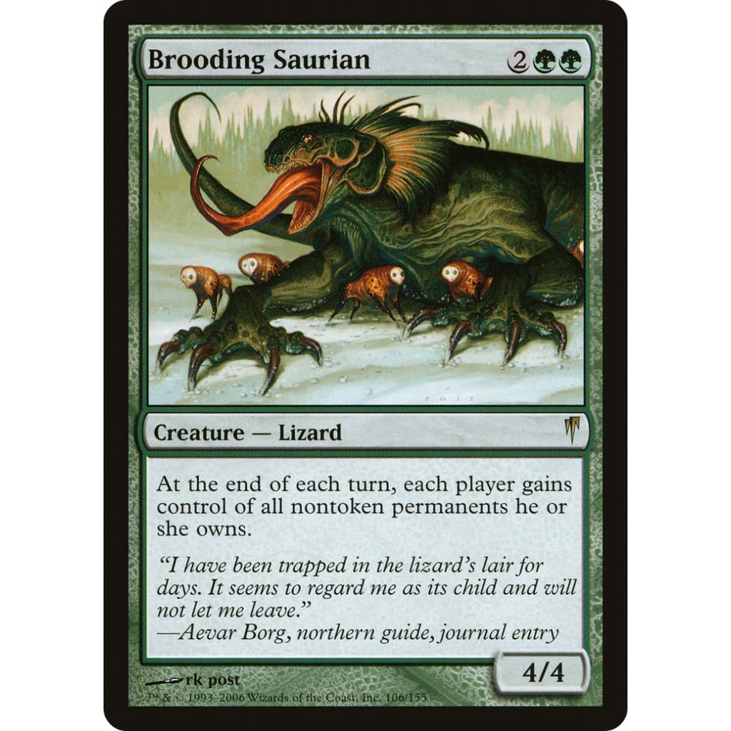 Brooding Saurian (CSP-106) Foil - Single