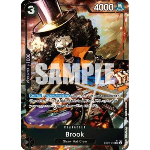 Brook (046) (Alternate Art) EB01-046 SR Extra Booster: