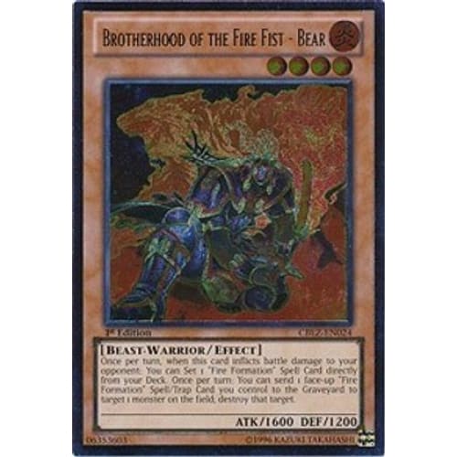 Brotherhood of the Fire Fist - Bear (UTR) (CBLZ-EN024)