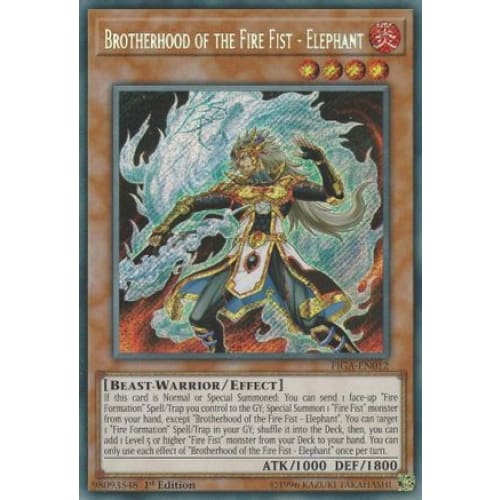 Brotherhood of the Fire Fist - Elephant (FIGA-EN012) Secret