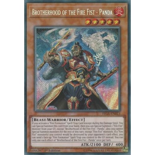 Brotherhood of the Fire Fist - Panda (FIGA-EN013) Secret