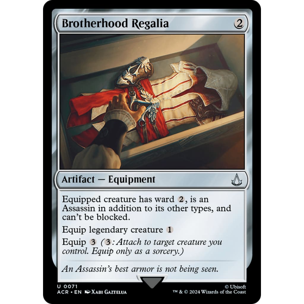 Brotherhood Regalia (ACR-071) - Single
