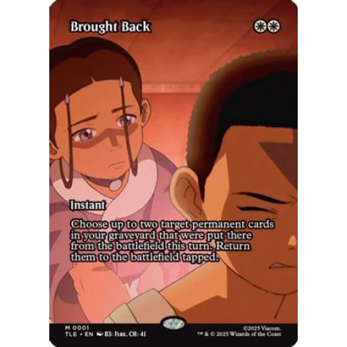 Brought Back (Borderless) (TLE-001) - Single