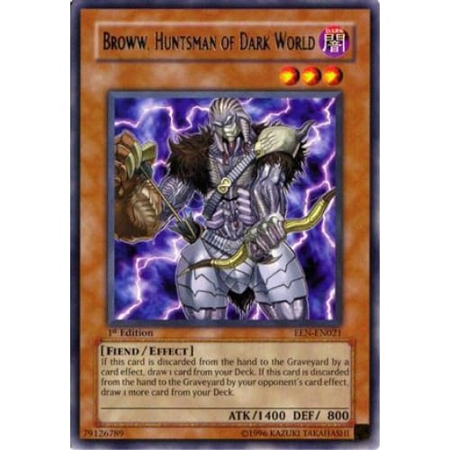Broww Huntsman of Dark World (EEN-EN021) Rare Unlimited