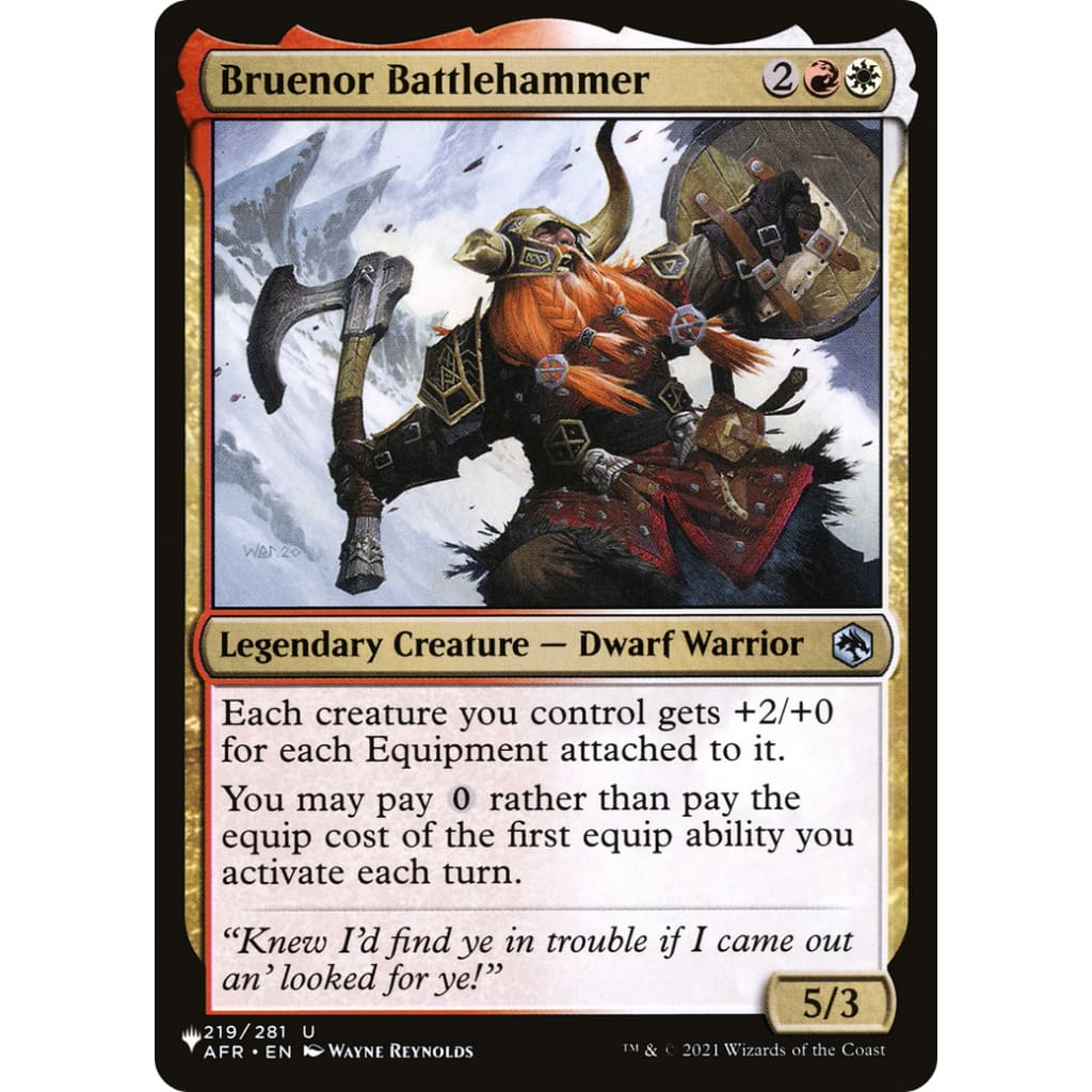 Bruenor Battlehammer (PLST-AFR-219) - Single