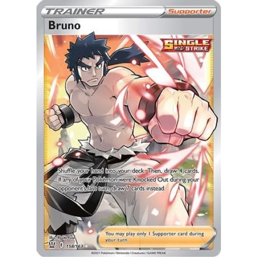 Bruno (158/163) Ultra Rare Holofoil - Single