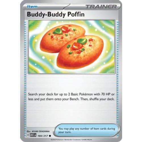 Buddy-Buddy Poffin (184) Common Reverse Holofoil - Single