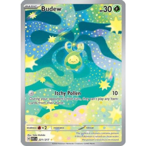 Budew - 221/217 (221) Illustration Rare Holofoil - Single