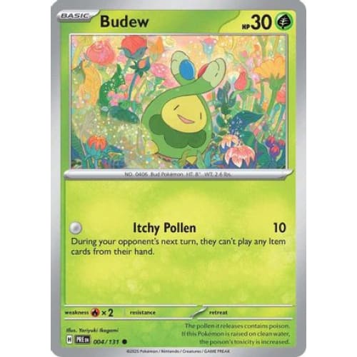 Budew (4) Common Reverse Holofoil - Single