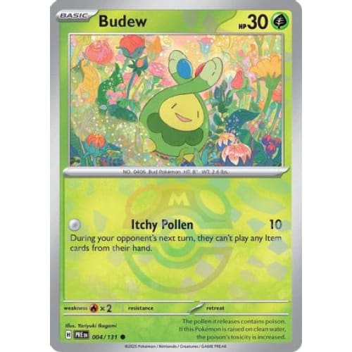 Budew (Master Ball Pattern) (4) Common Holofoil - Single