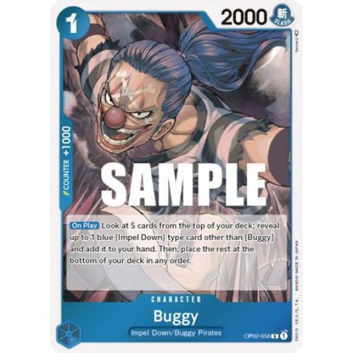 Buggy OP02-058 R Paramount War Foil - Single
