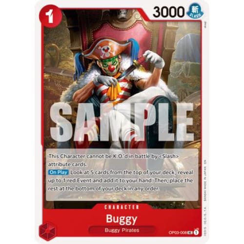 Buggy - OP03-008 (Reprint) UC Premium Booster -The Best-