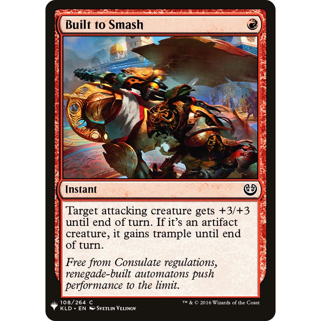 Built to Smash (PLST-KLD-108) - Single