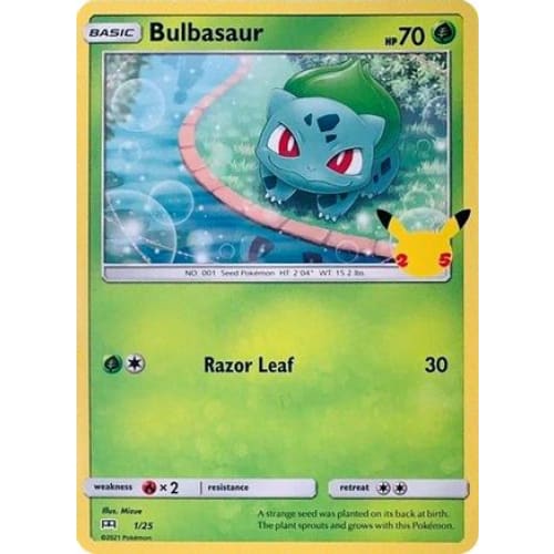 Bulbasaur (001/025) Promo Holofoil - Single