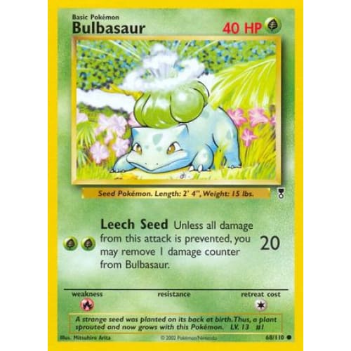 Bulbasaur (068/110) Common Reverse Holofoil - Single