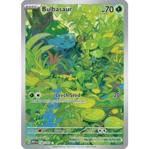 Bulbasaur - 166/165 (166) Illustration Rare Holofoil