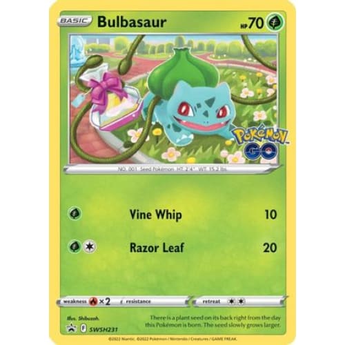 Bulbasaur (SWSH231/184) Promo Holofoil - Single