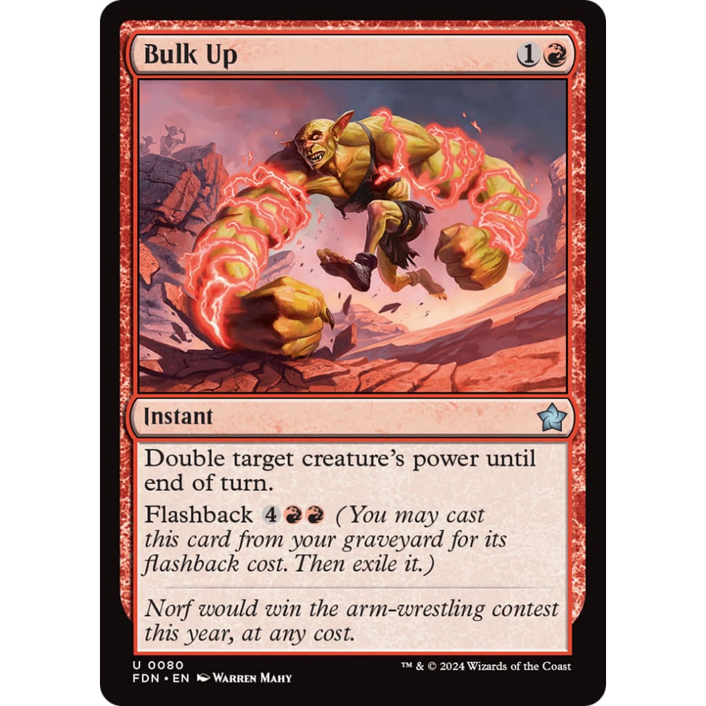 Bulk Up (FDN-080) Foil - Single