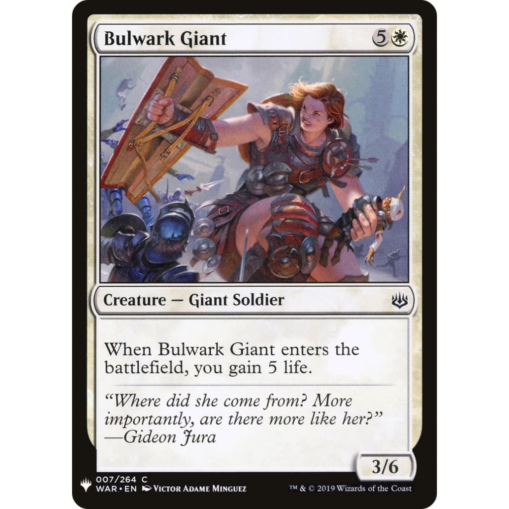 Bulwark Giant (PLST-WAR-7) - Single