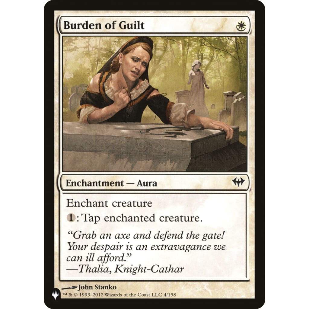 Burden of Guilt (PLST-DKA-4) - Single