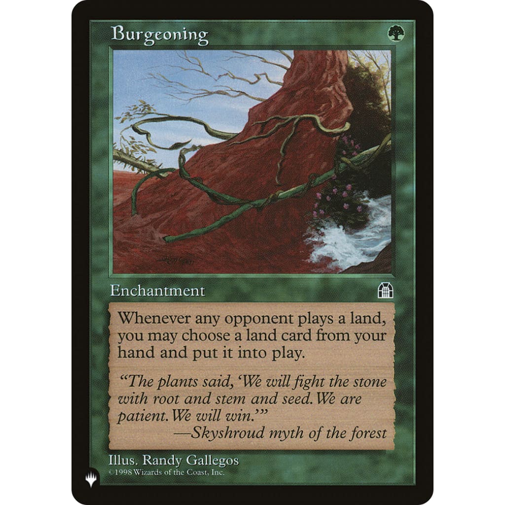 Burgeoning (PLST-STH-102) - Single