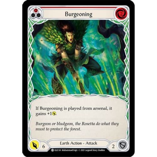 Burgeoning (Red) (TALES OF ARIA) 1st Edition - Single