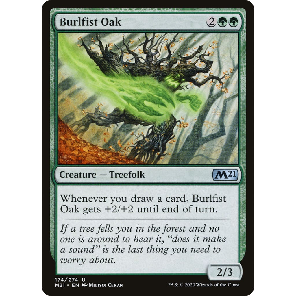Burlfist Oak (M21-174) - Single