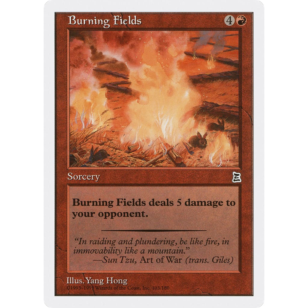Burning Fields (PTK-103) - Single