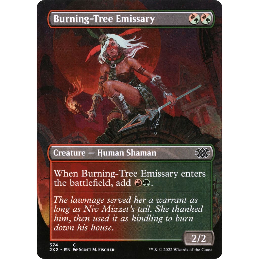 Burning-Tree Emissary (2X2-374) (Borderless) Foil - Single