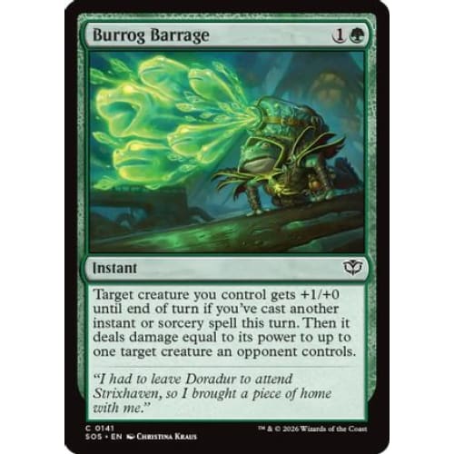 Burrog Barrage (SOS-141) Foil - Single